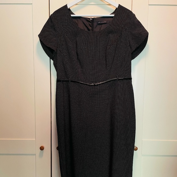 M&S Black & White Polka Dot Dress Size 16 (UK) - Picture 1 of 4